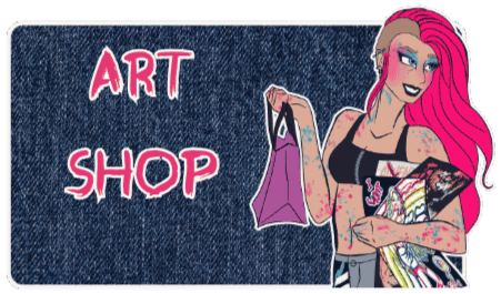 Shop Atagirl art prints, stickers, pins, and original artwork